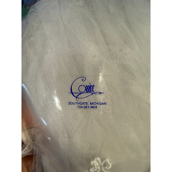 First Communion Girls Set Headband Veil Gloves Purse White Flower Girl Wedding - Picture 4 of 4